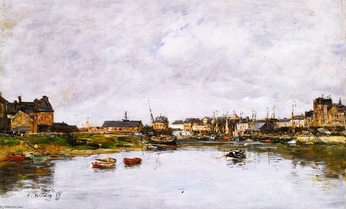 Trouville, The Port — Eugène Louis Boudin
