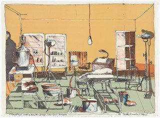 Sunday Dinner For A Soldier From Ten Lithographs By Ten Artists — Robert Andrew Parker
