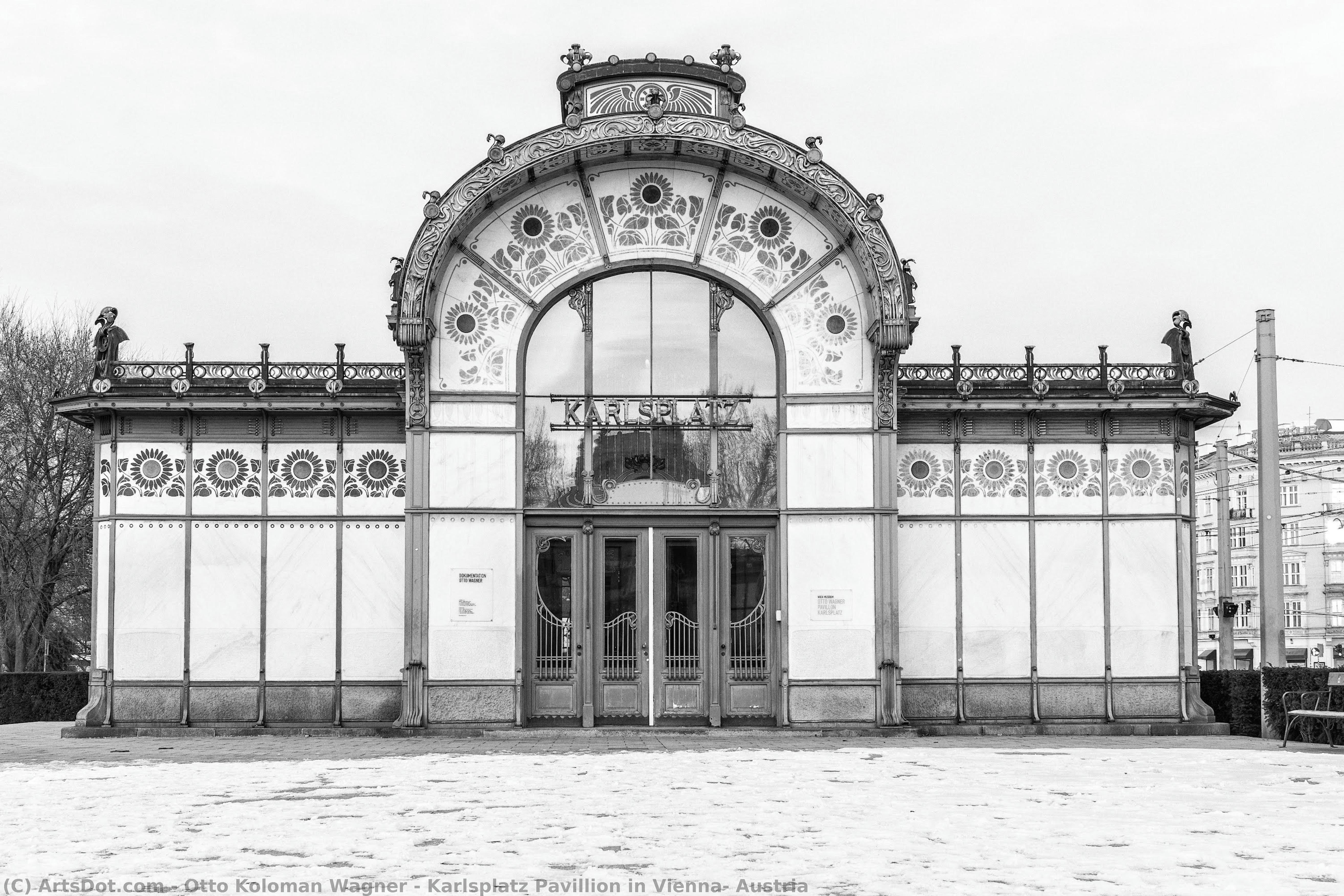 Karlsplatz Pavillion In Vienna, Austria — Otto Koloman Wagner