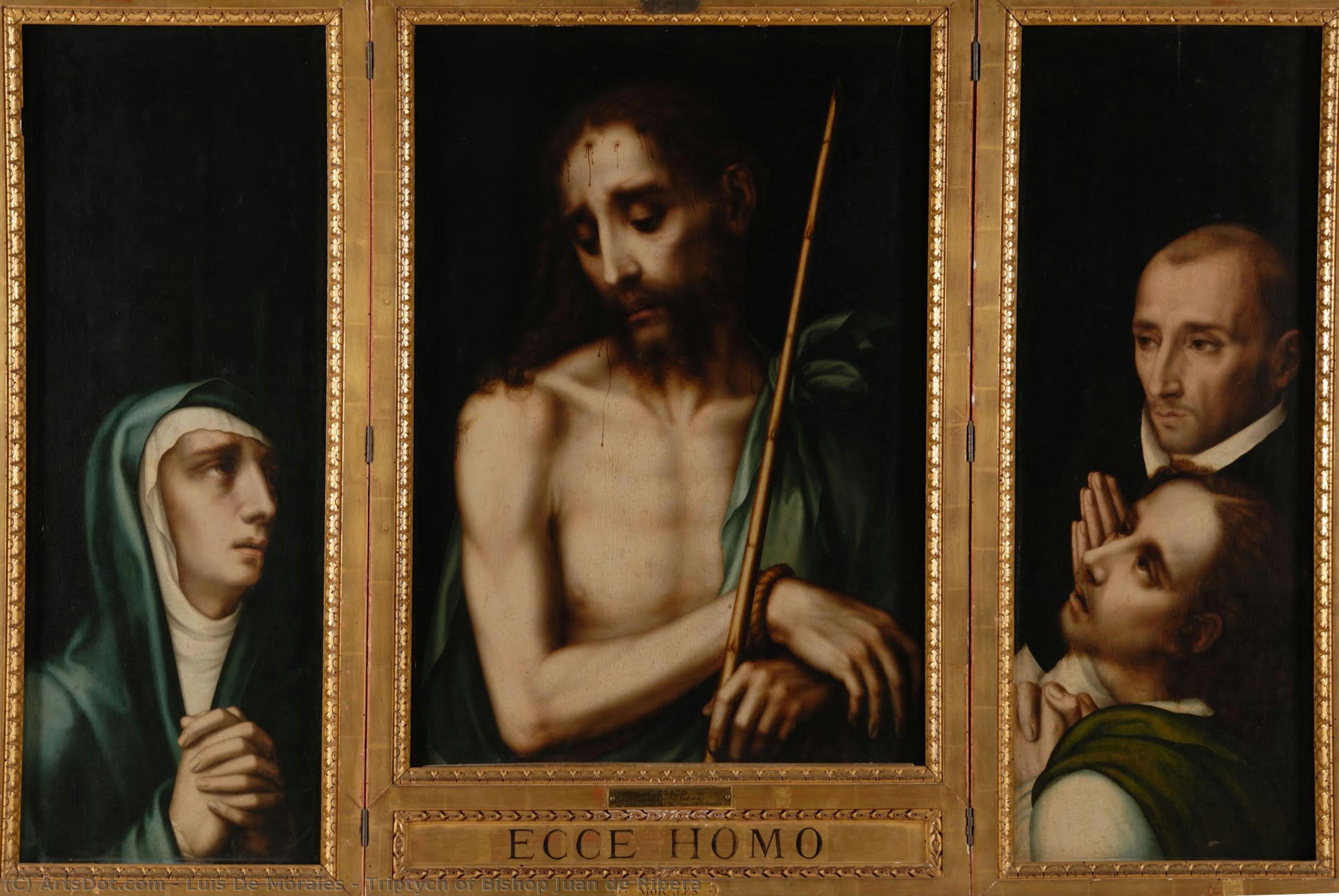 Triptych Of Bishop Juan De Ribera — Luis De Morales
