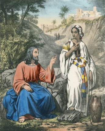 Christ And The Woman Of Samaria At Jacob's Well — Siegfried Detler Bendixen