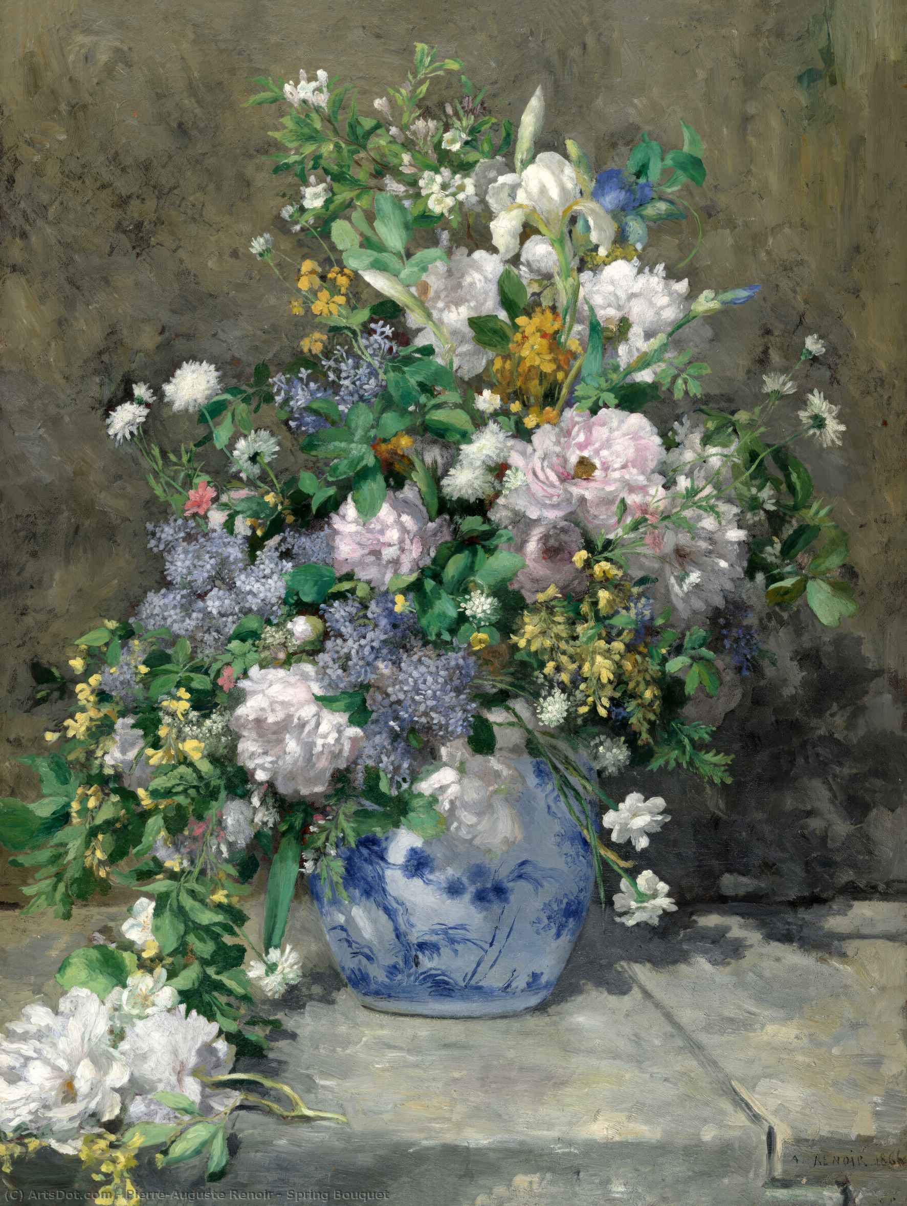 Spring Bouquet — Пьер-огюст Ренуар