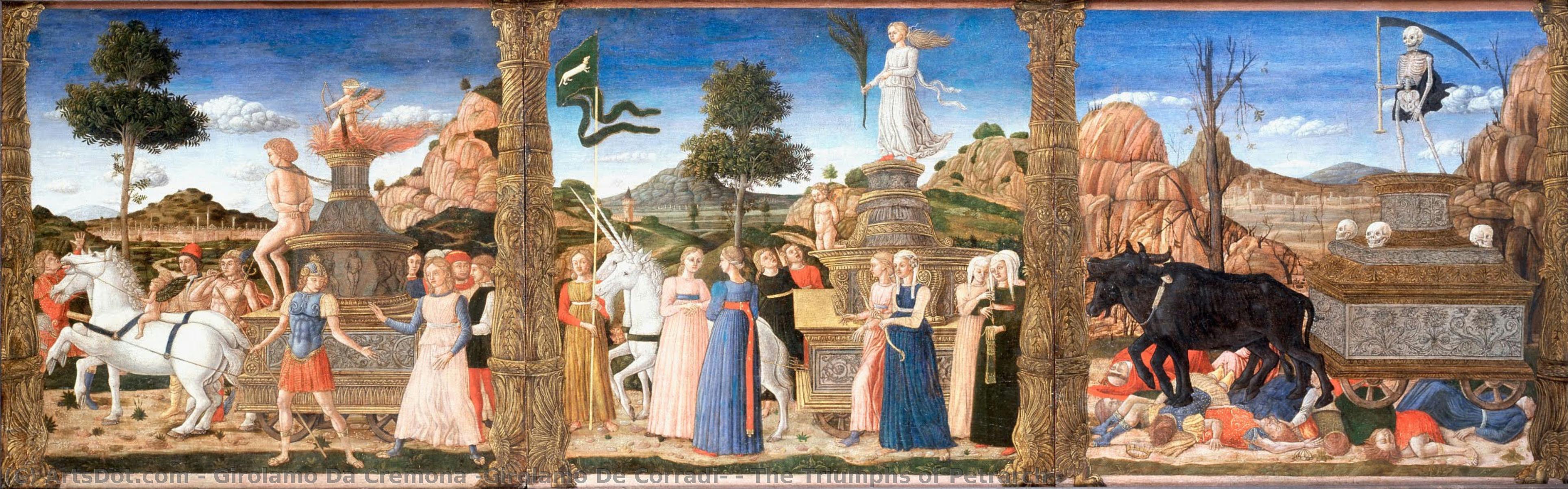 The Triumphs Of Petrarch — Girolamo Da Cremona (girolamo De Corradi)