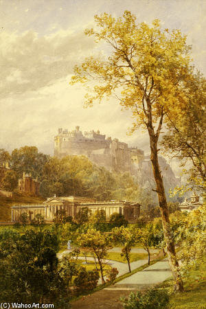 A View Of Princes Street Gardens — James Burrell Smith