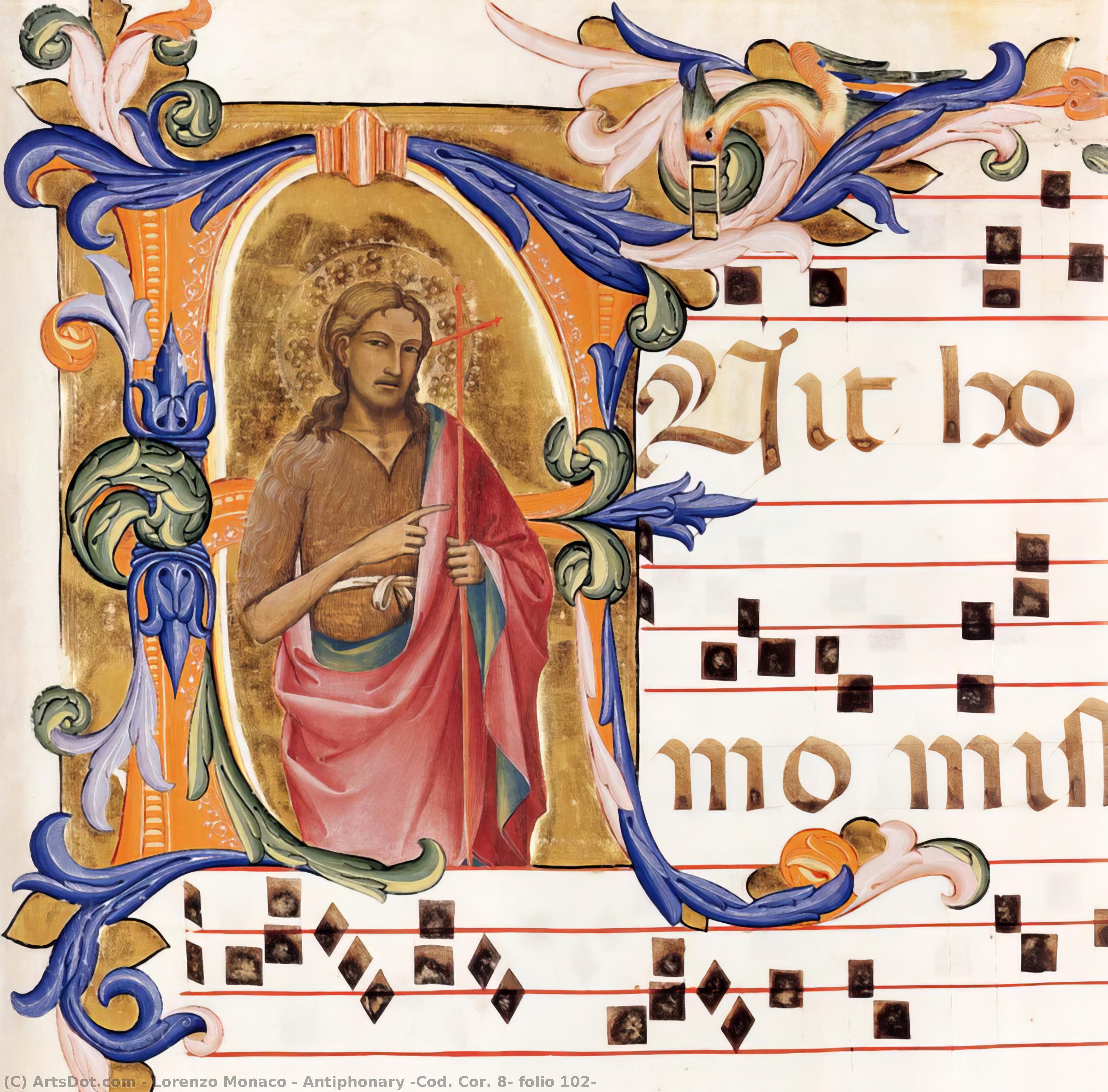 Antiphonary (cod. Cor. 8, Folio 102) — Лоренцо Монакко