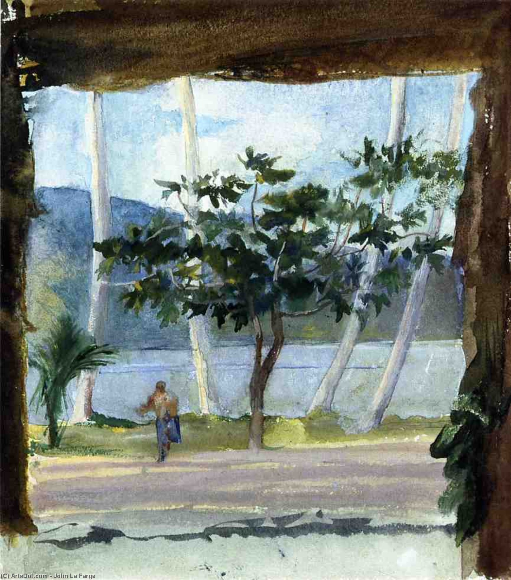 Late Afternoon, Fagaloa Bay — John La Farge