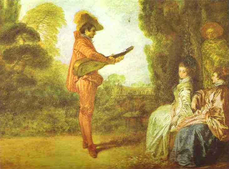 Der Verführer — Jean-antoine Watteau