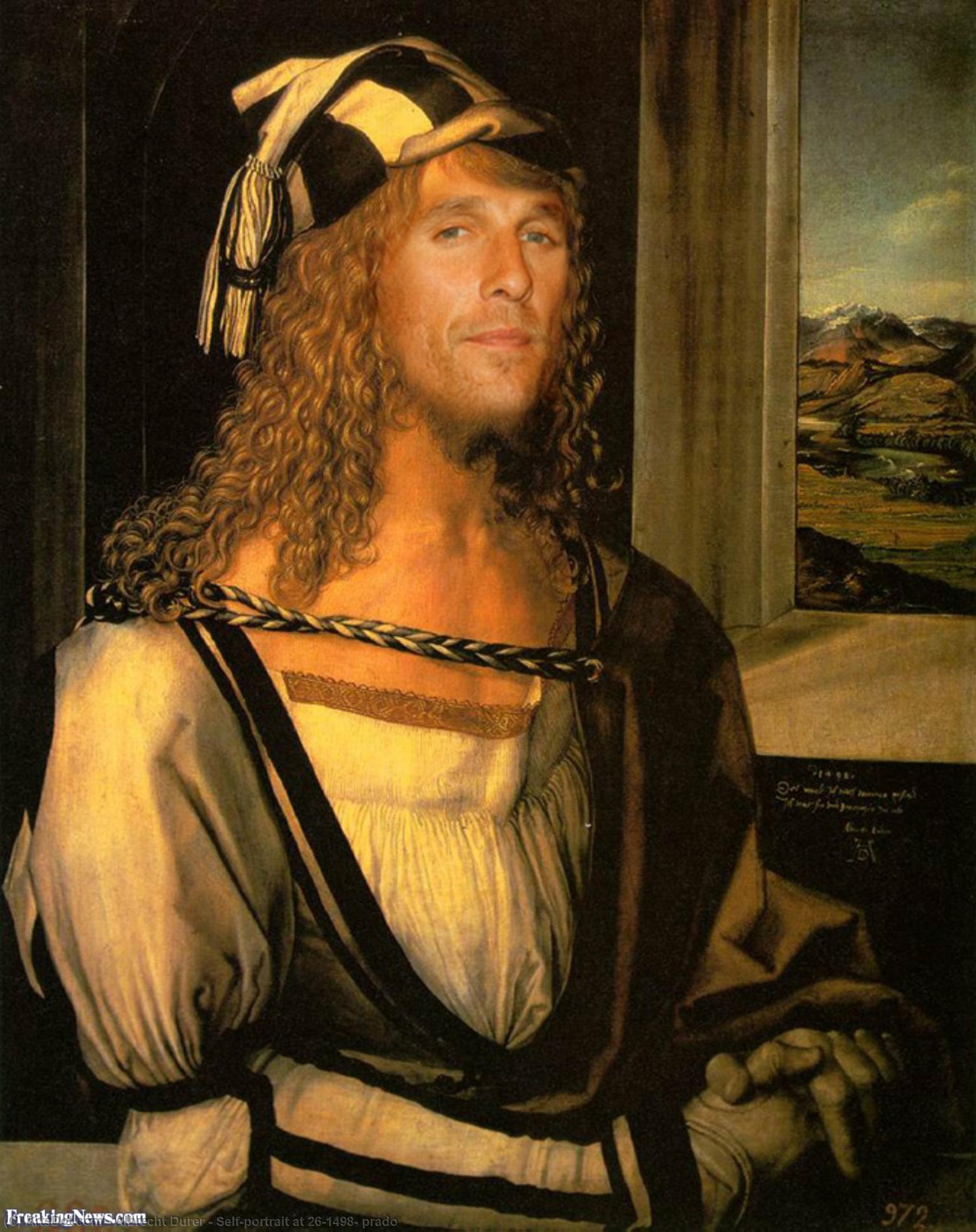Self-portrait At 26,1498, Prado — Albrecht Dürer