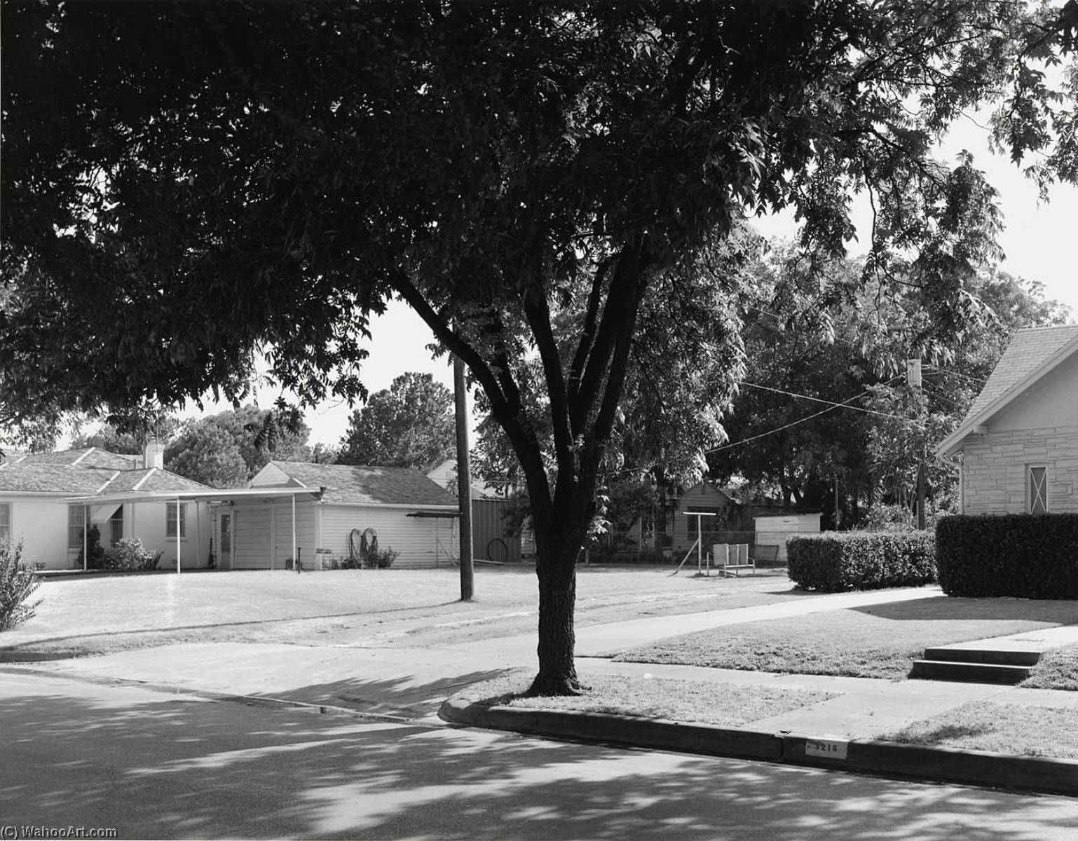 Heat And Shade 3200 Block Of Milby Avenue, Wichita Falls, Texas, 1980 — Frank Gohlke