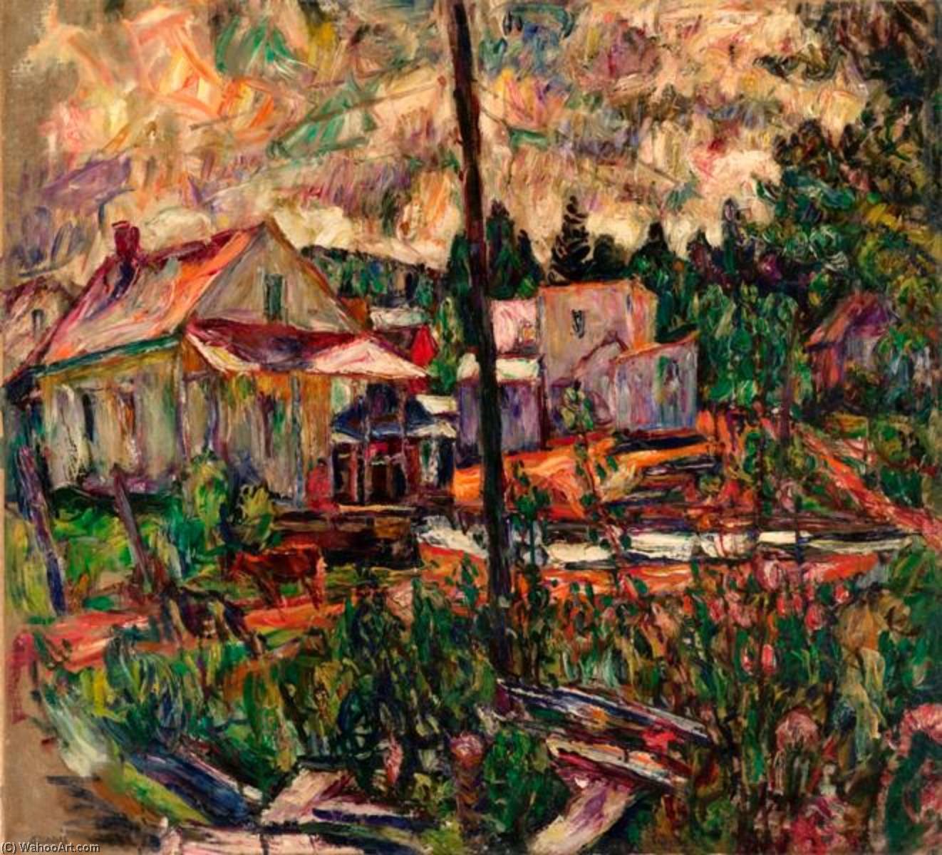 Houses In The Woods — Abraham A Manievich
