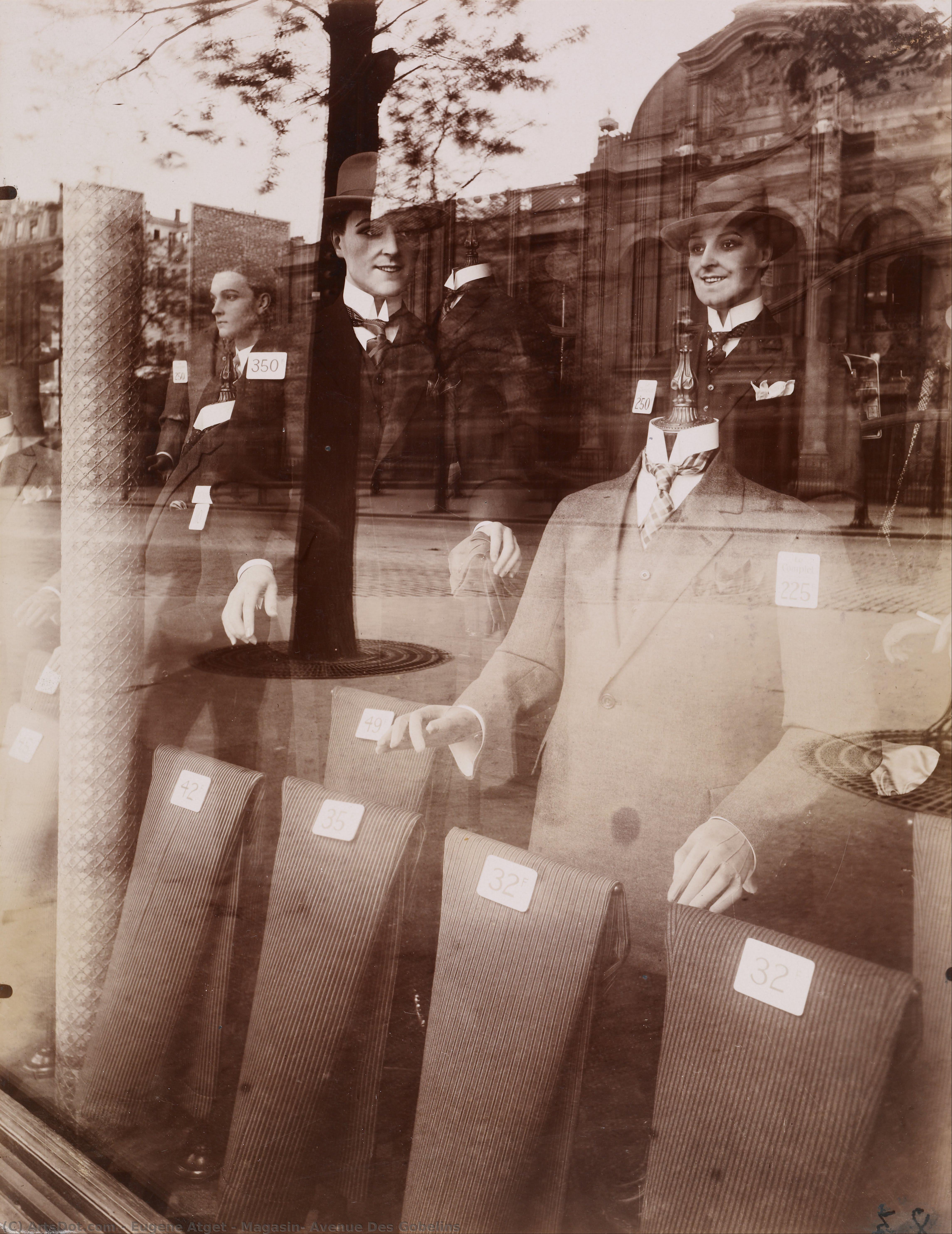 Magasin, Avenue Des Gobelins — Eugène Atget