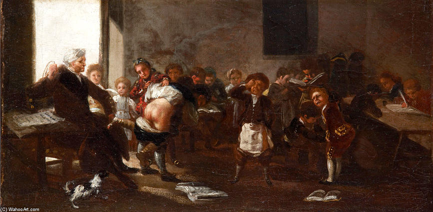 The School Scene — Francisco José De Goya Y Lucientes