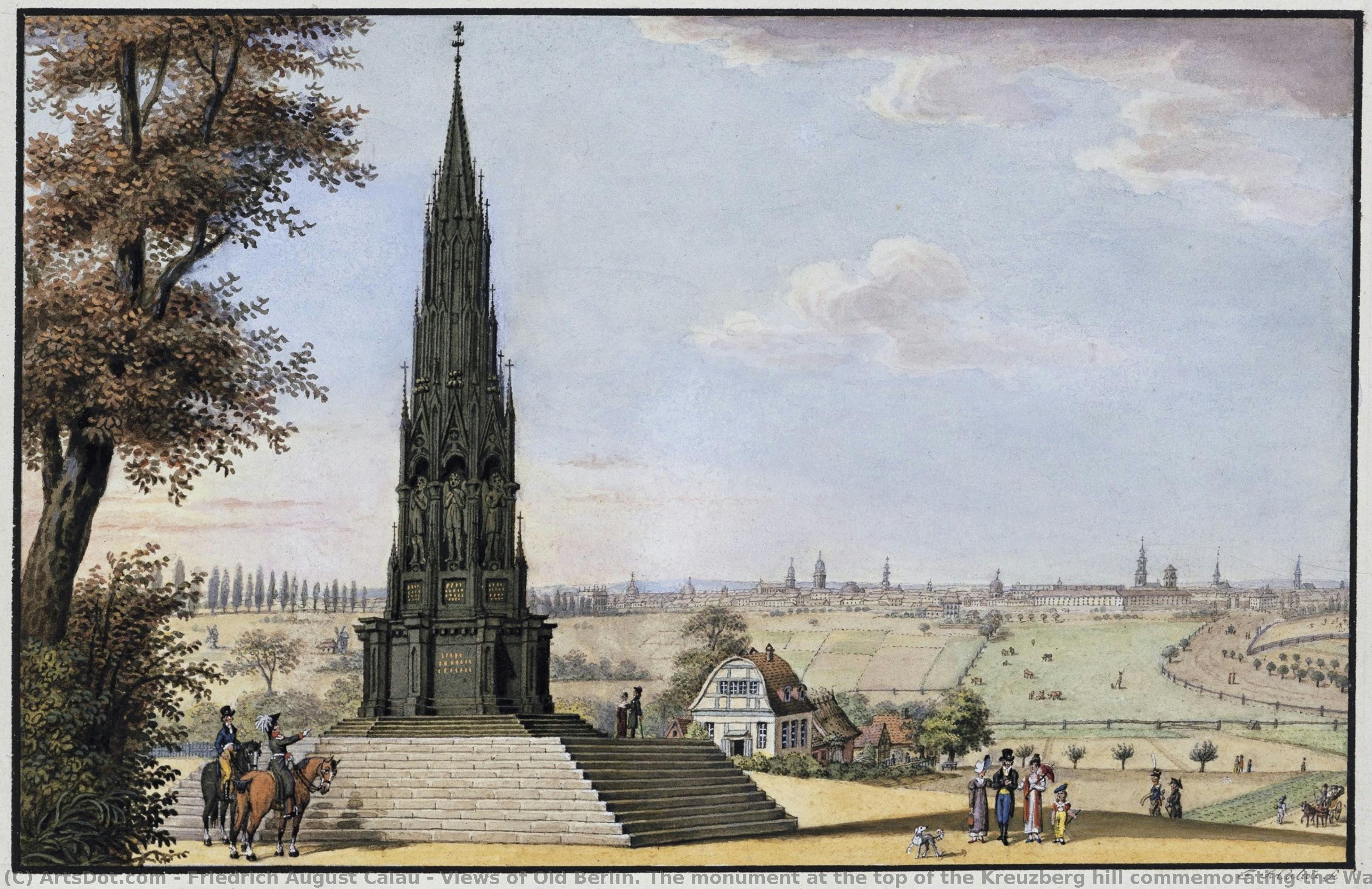 Views Of Old Berlin. The Monument At The Top Of The Kreuzberg Hill Commemorating The Wars Of Liberation — Friedrich August Calau