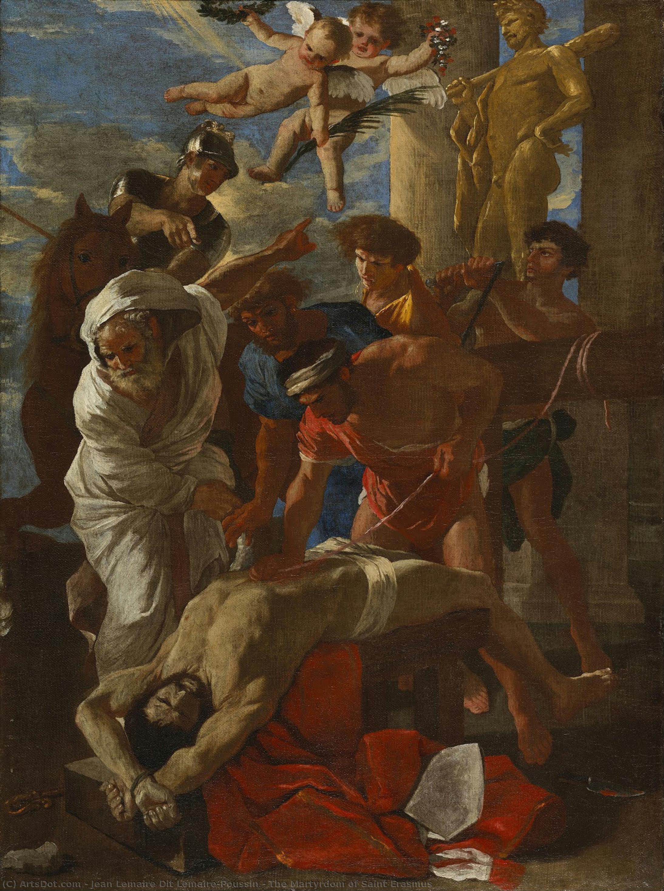 The Martyrdom Of Saint Erasmus — Jean Lemaire Dit Lemaire-poussin