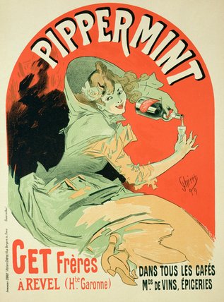 Reproduction Of A Poster Advertising 'pippermint' — Jules Chéret
