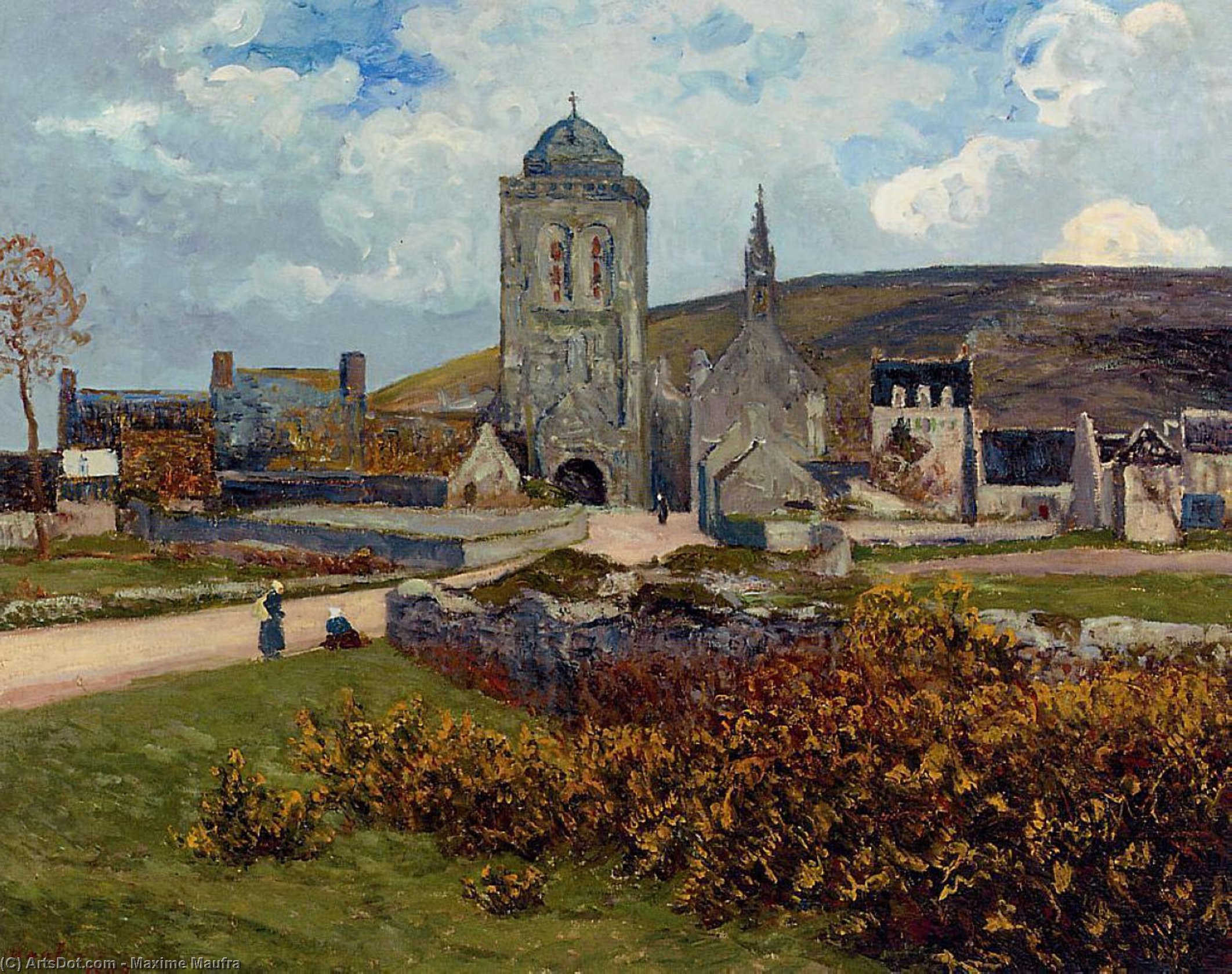 Breton Landscape — マキシム・エミール・ルイ・モフラ