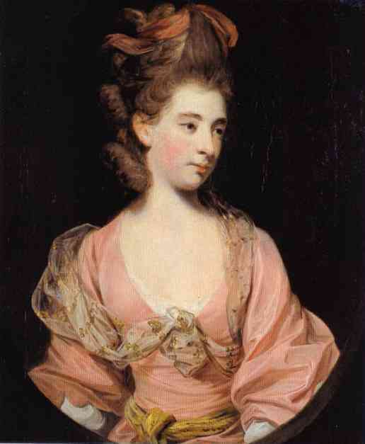Lady In Pink, Said To Be Mrs. Elizabeth Sheridan — Sir Joshua Reynolds