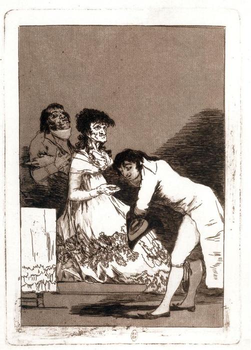 La Vieja Y El Galán — Francisco José De Goya Y Lucientes