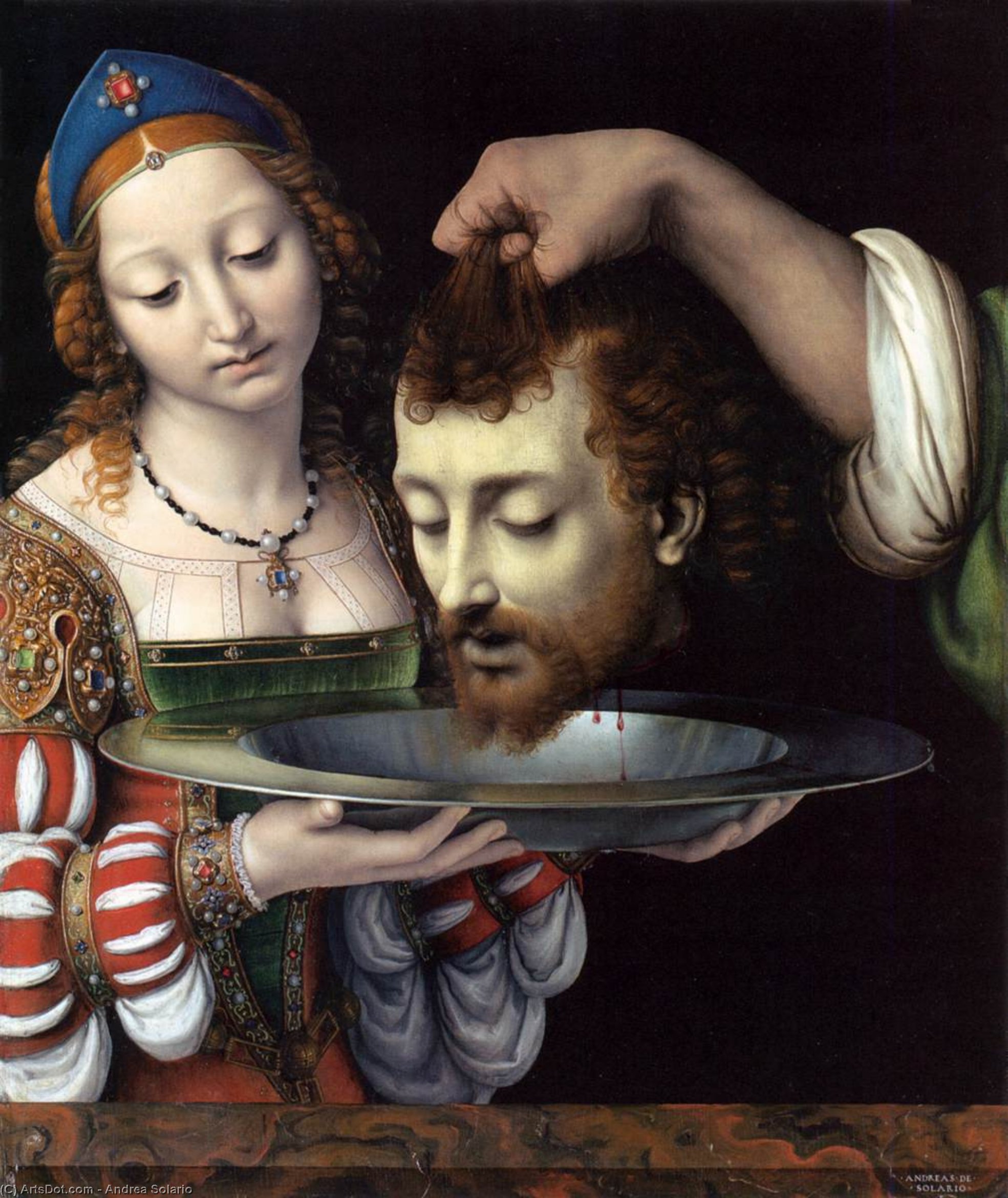 Salome With The Head Of St John The Baptist — Andrea Solario