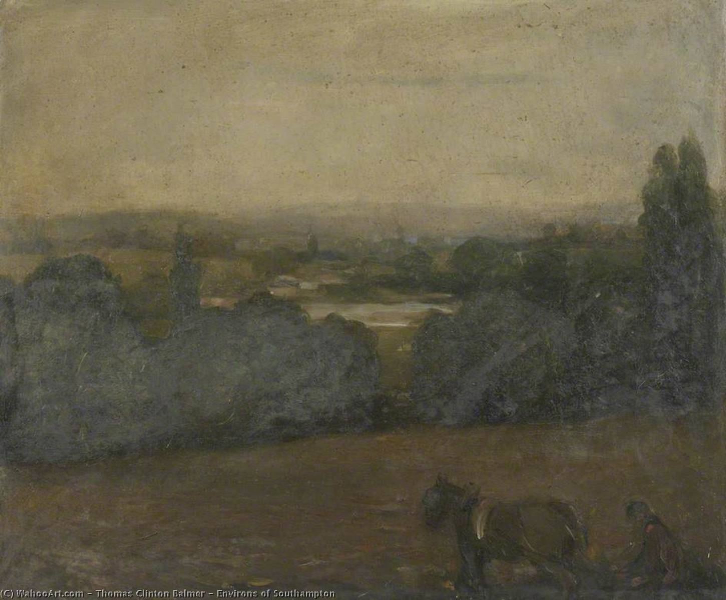 Environs Of Southampton — Thomas Clinton Balmer