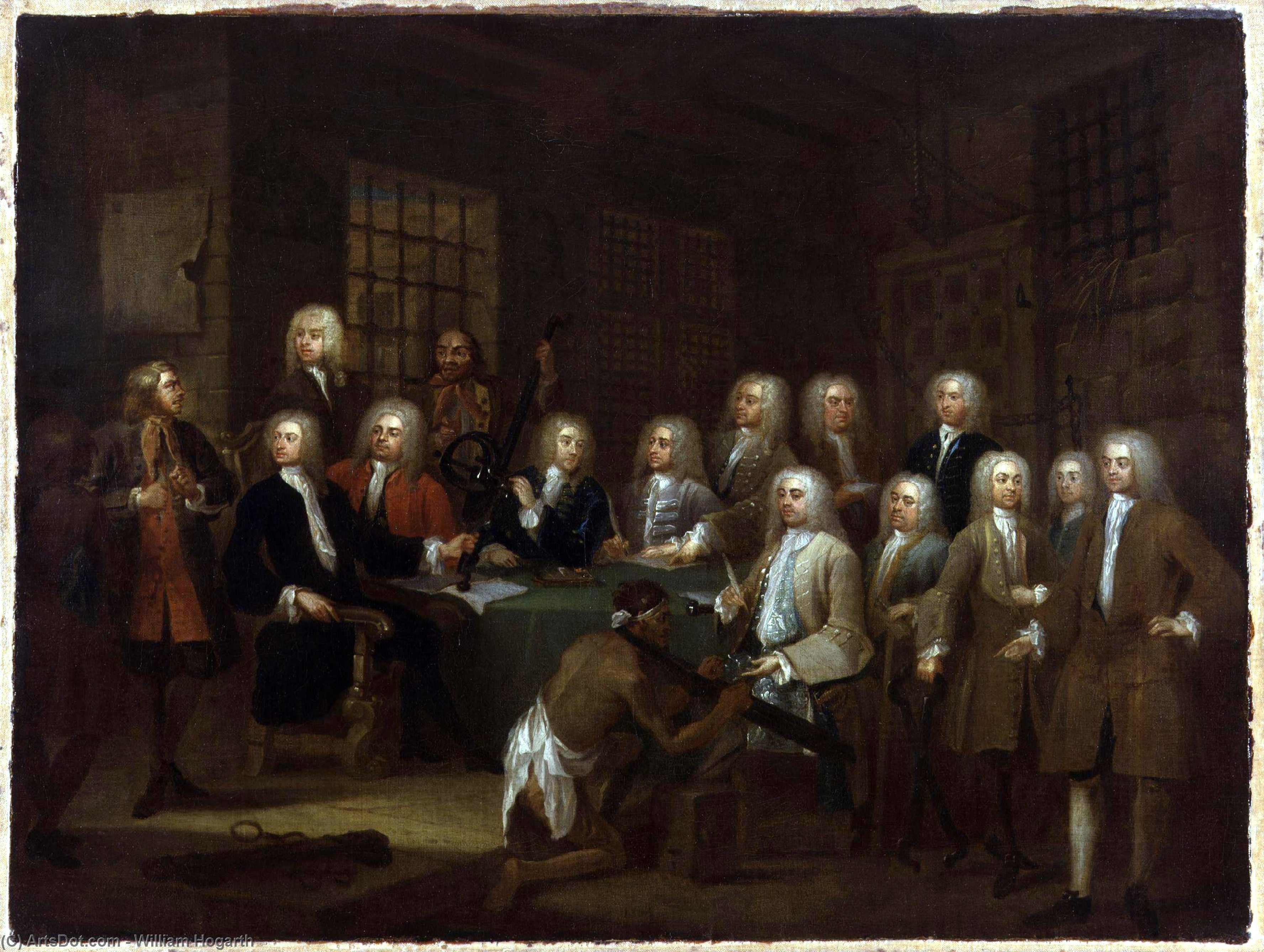 The Gaols Committee Of The House Of Commons — William Hogarth