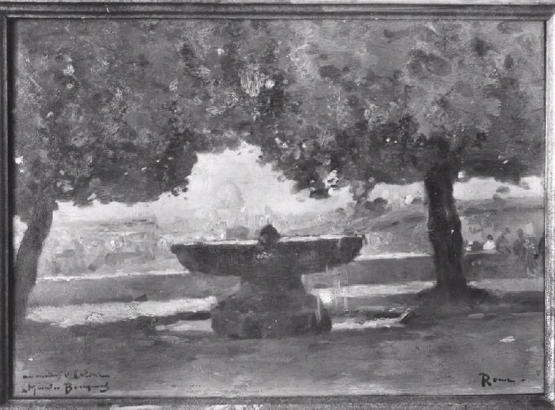 La Fontaine Du Pincio À Rome — Maurice Bompard