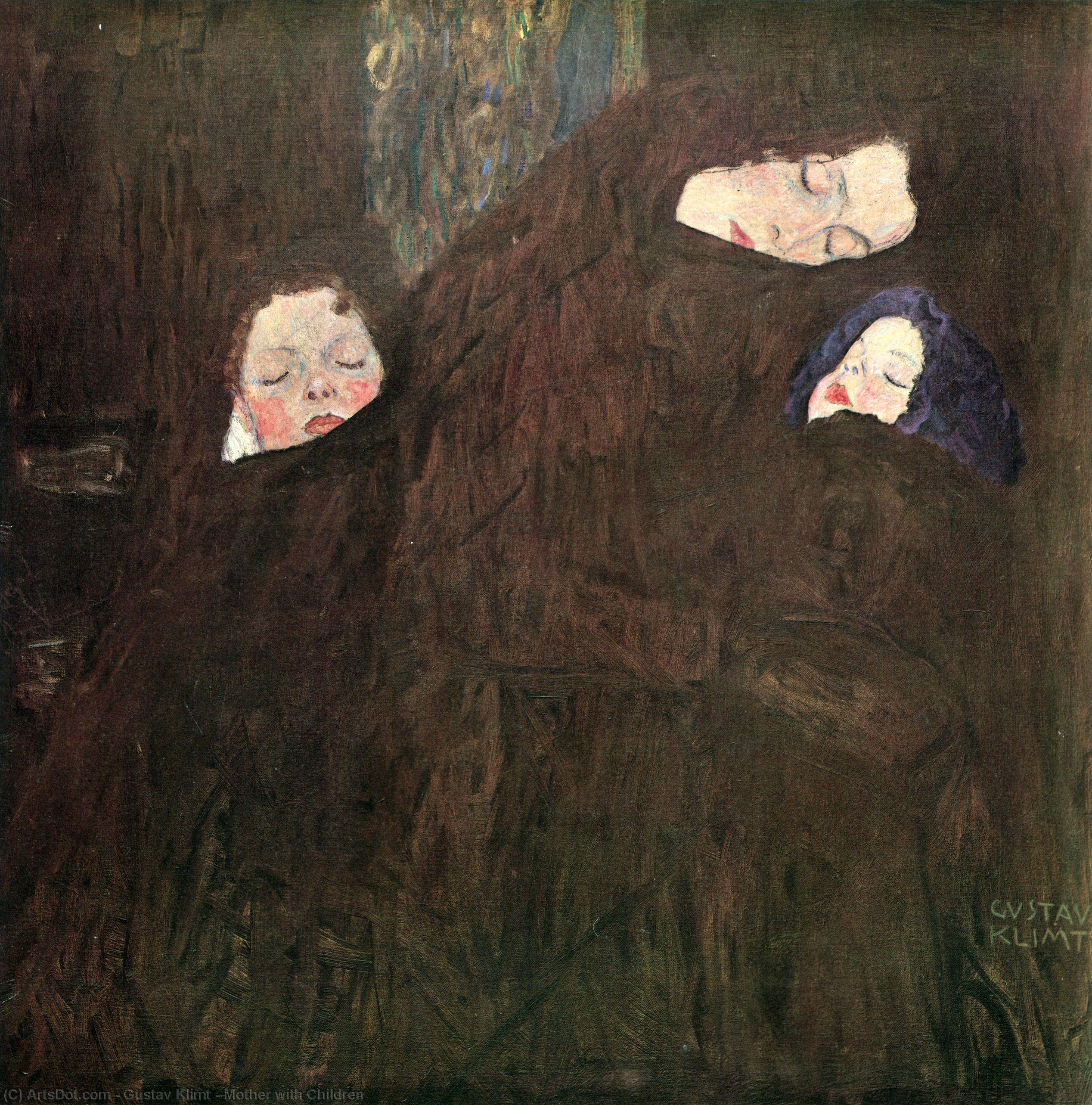 Mother With Children — Густав Климт