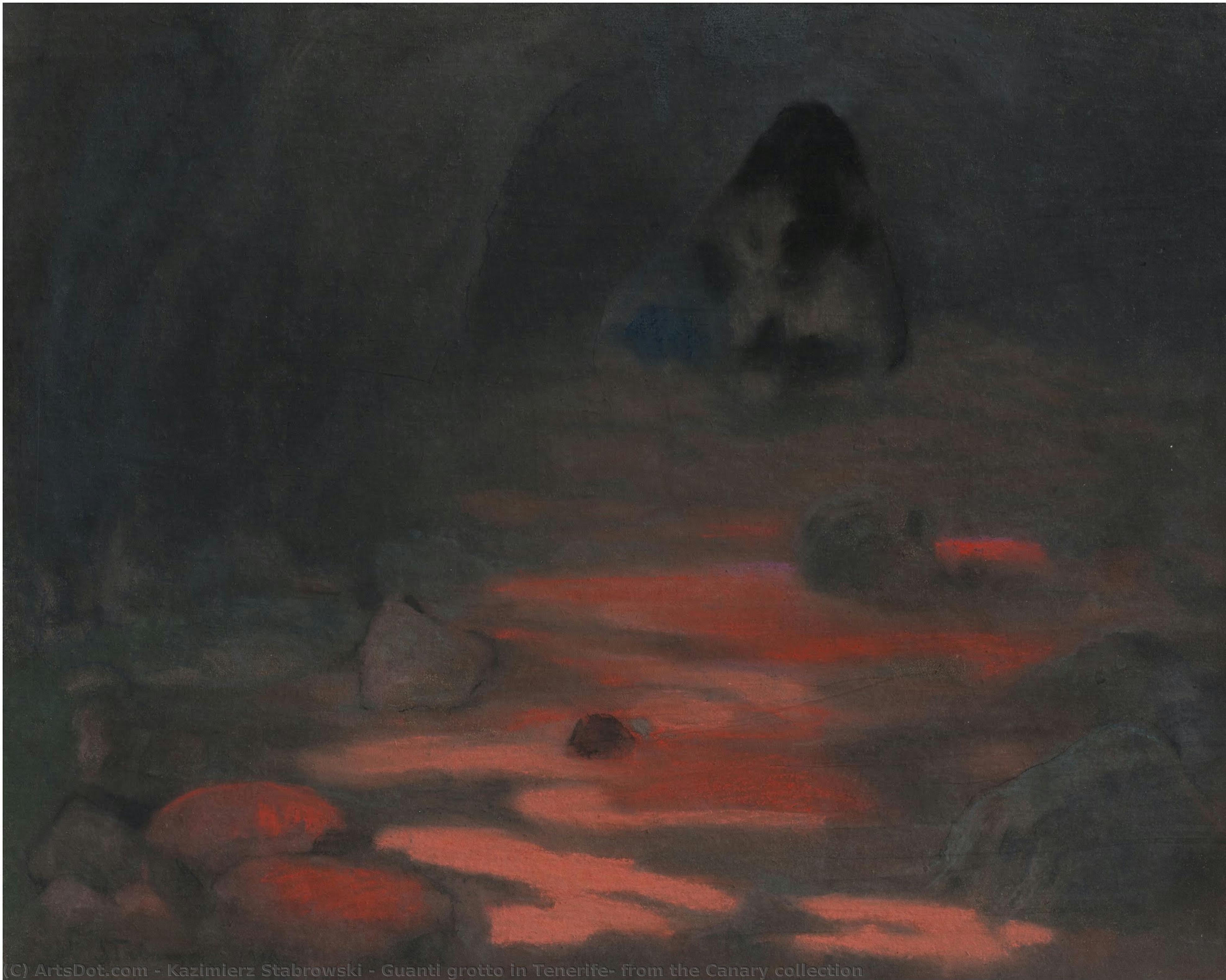 Guanti Grotto In Tenerife, From The Canary Collection — Kazimierz Stabrowski