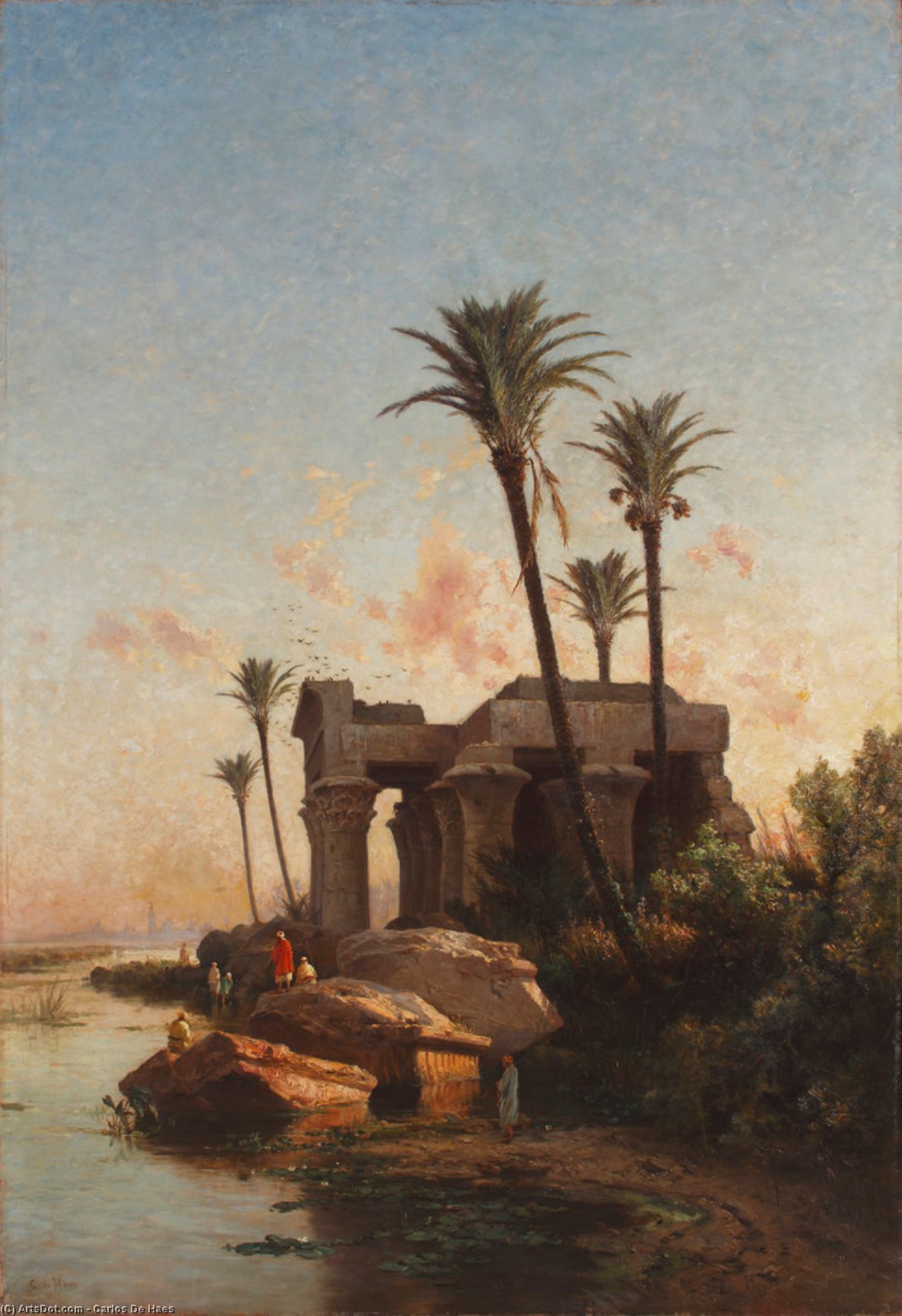 Egypcian Landscape — Carlos De Haes