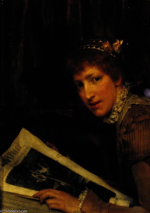 Interrupted - A Type Of Feminine Beauty — Lourens Alma Tadema