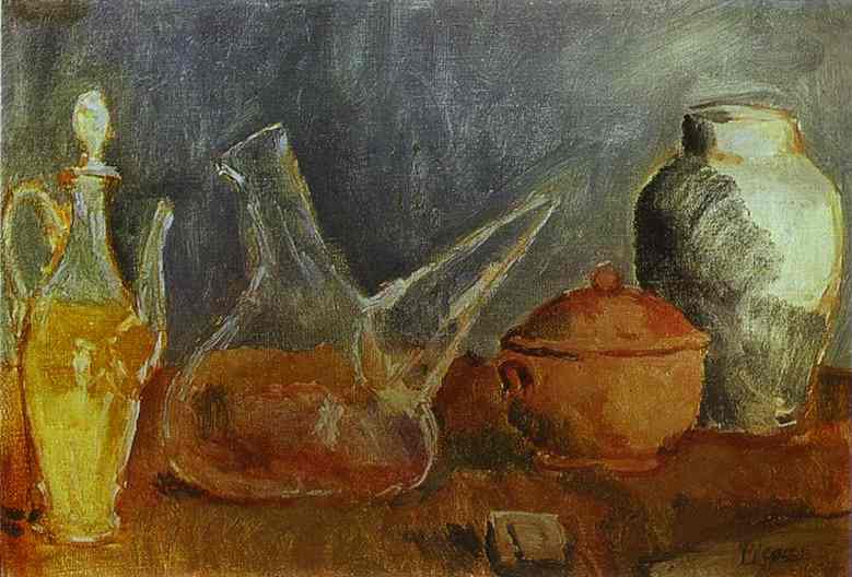 Glassware. Still Life With A Porro — Pablo Picasso