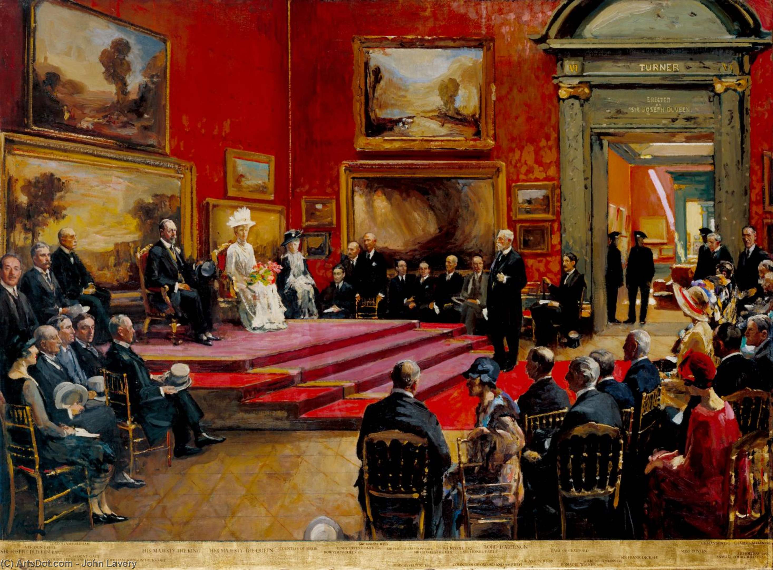 The Opening Of The Modern Foreign And Sargent Galleries At The Tate Gallery, 26 June 1926 — Sir John Lavery