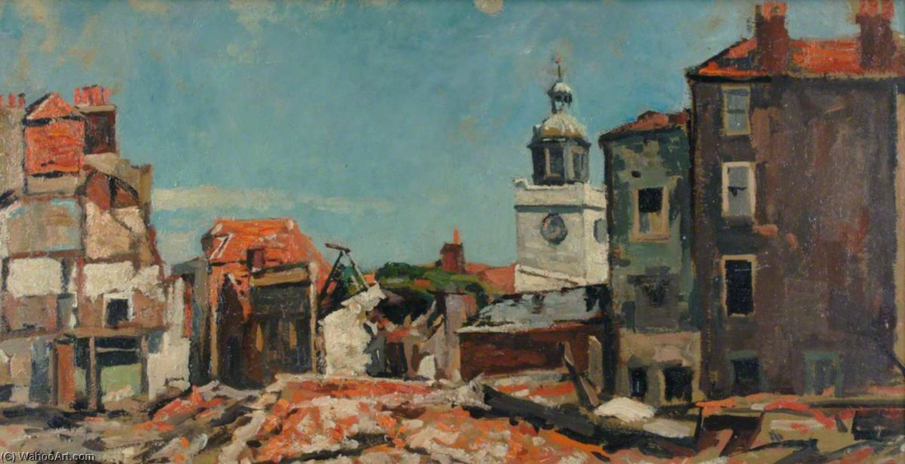 Ruins In Oyster Street, Portsmouth — Edward Robert King