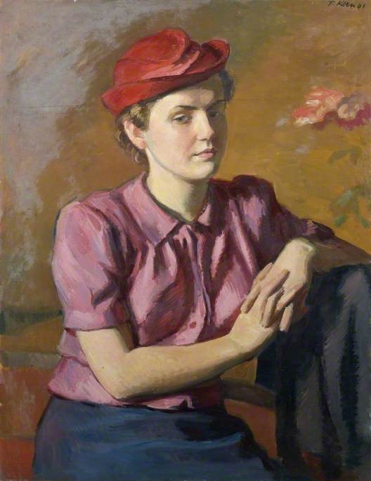 Portrait Of A Belgian Girl — Theodor Kern