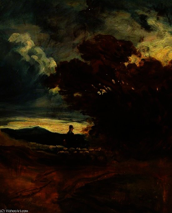 Evening Sketch — William James Müller