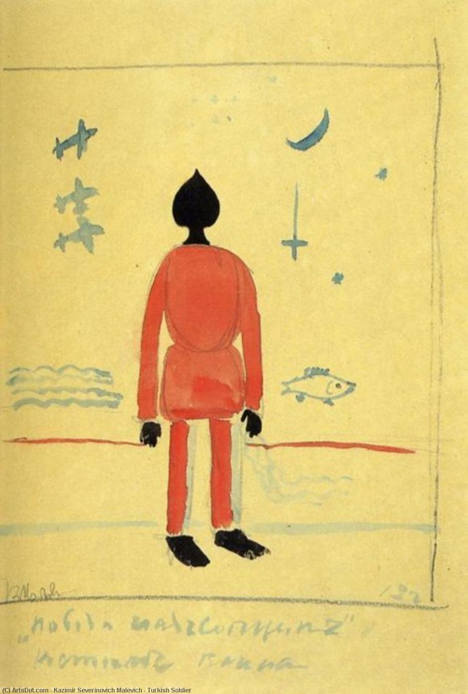 Turkish Soldier — Kazimir Malevich