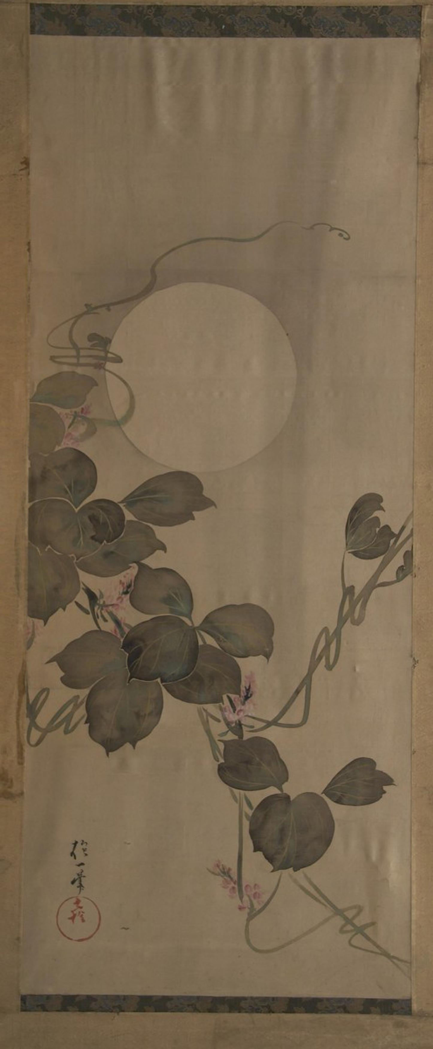 Moon And Flowering Arrowroot — Сакай Хōицу