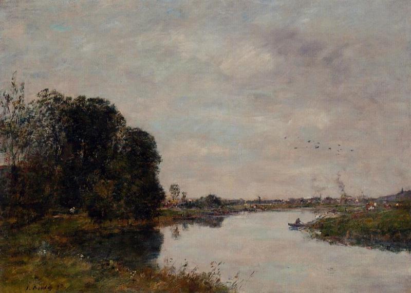The Toques At Saint-arnoult — Eugène Louis Boudin