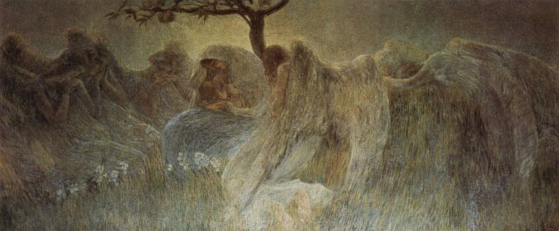 Mutterschaft — Gaetano Previati