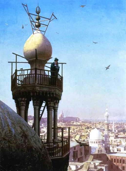 A Muezzin Calling The Faithful To Prayer — Jean-léon Gérôme