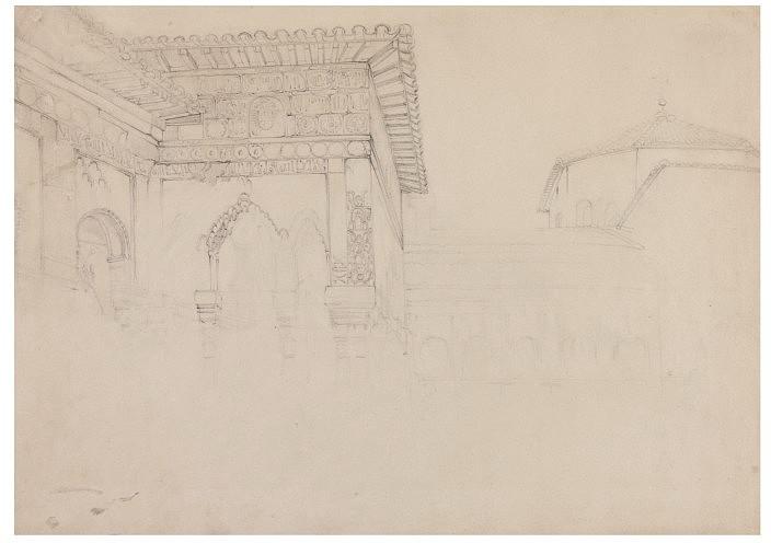 The Court Of The Lions, Alhambra — John Frederick Lewis