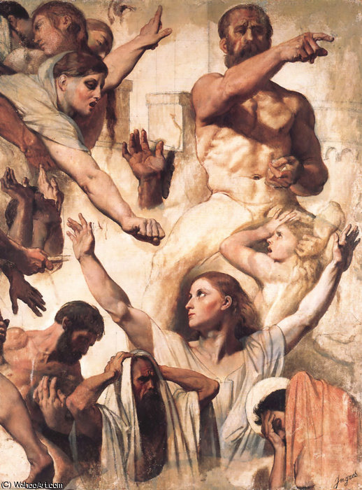 Study For The Martyrdom Of St Symphorien — Jean-auguste-dominique Ingres