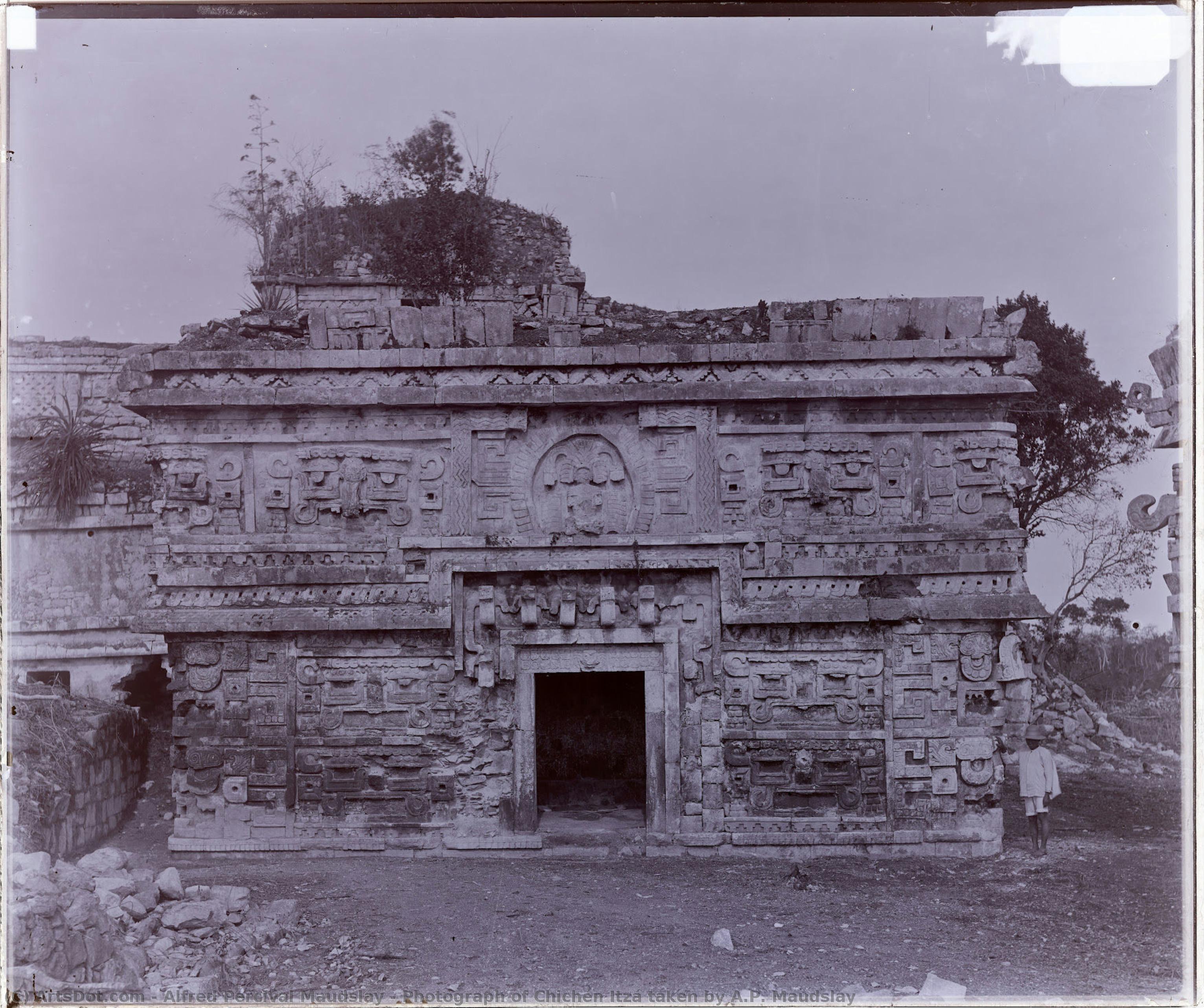 Photograph Of Chichén Itzá Taken By A.p. Maudslay — Alfred Percival Maudslay