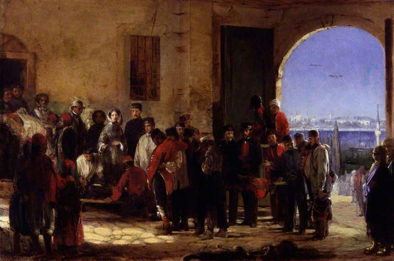 Florence Nightingale Receiving The Wounded At Scutari — Jerry Barrett