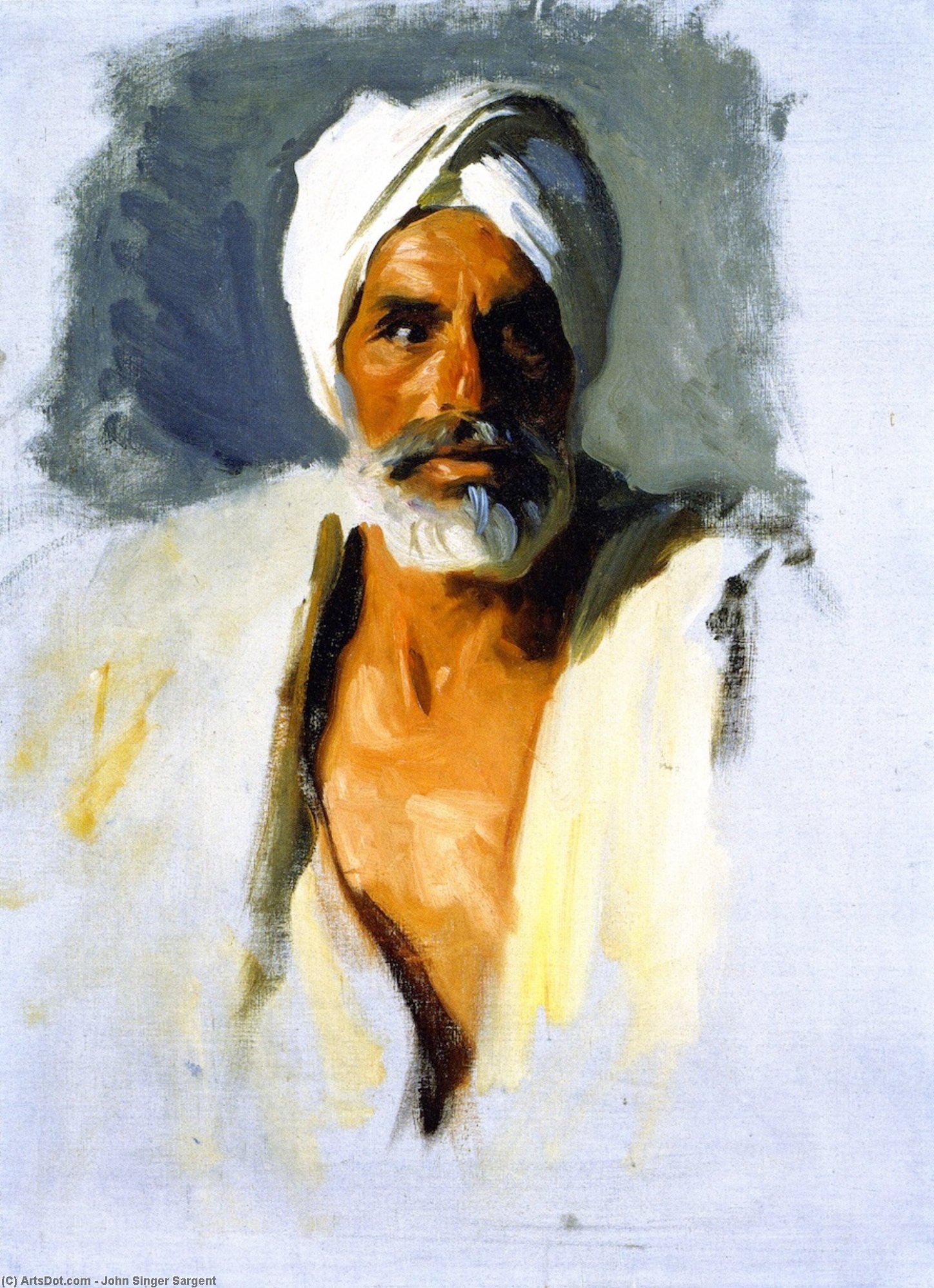 Head Of An Arab — John Singer Sargent