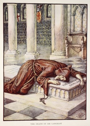 The Death Of Sir Lancelot — Walter Crane