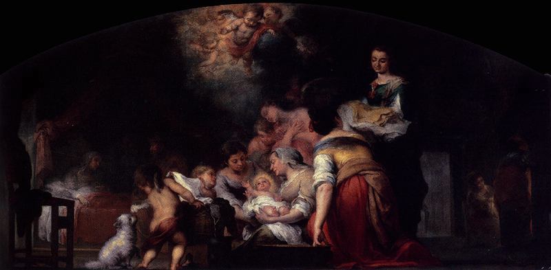 The Birth Of The Virgin — Bartolomé Esteban Murillo