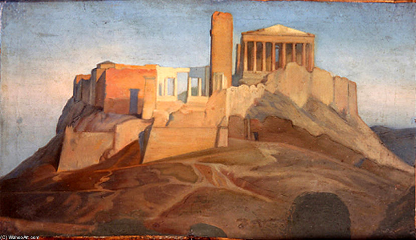 View Of The Acropolis Of Athens — Jean-auguste-dominique Ingres