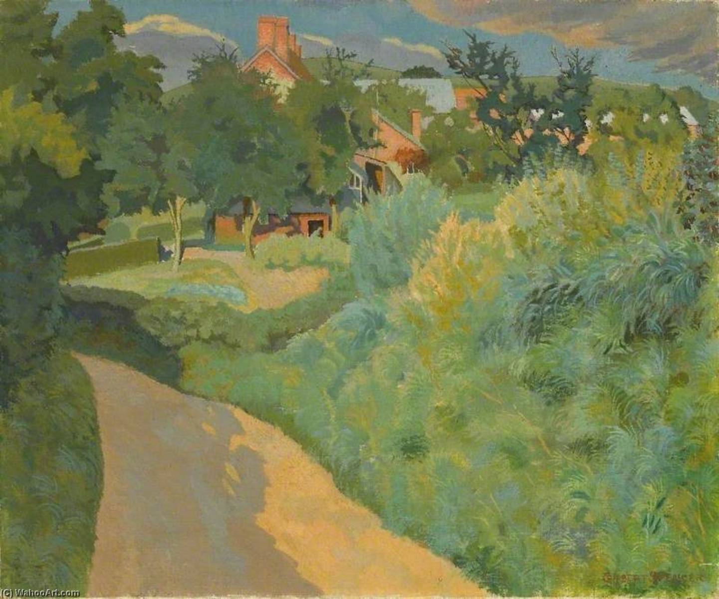 Budden's Lane — ギルバート・スペンサー