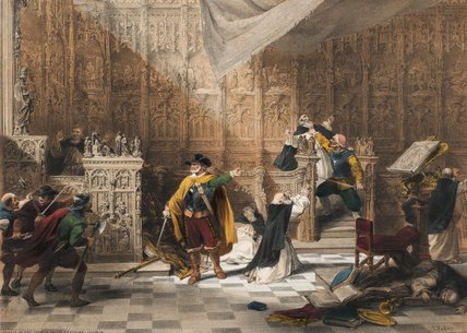 Stalls Of The Church Of St. Gertrude — Louis Haghe